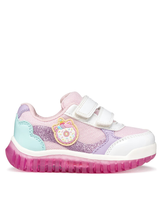 Geox Sneakersy B Lightyloo Girl B6561A 002AS C0406 Różowy