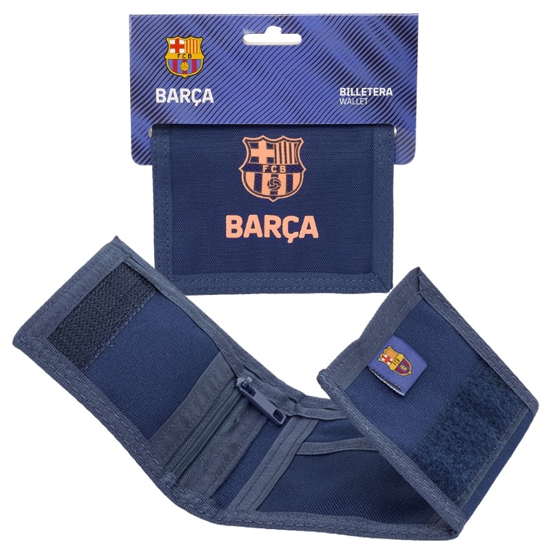 Safta Portfel Dziecięcy Na Rzep Portfelik F.C. Barcelona