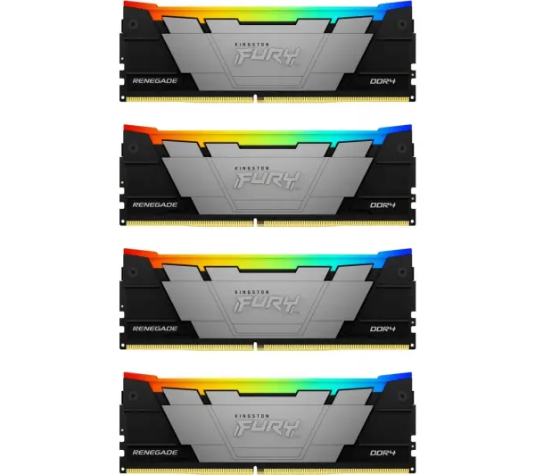 Kingston FURY Renegade RGB DDR4 64GB 4 x 16GB 3200 CL16 Szary KF432C16RB12AK4/64