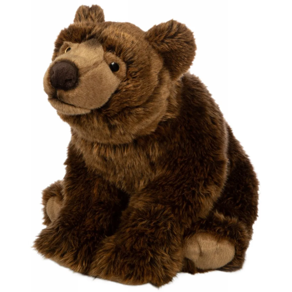 Maskotka Uni Toys Duży Niedźwiedź Brunatny Siedzący 43 cm