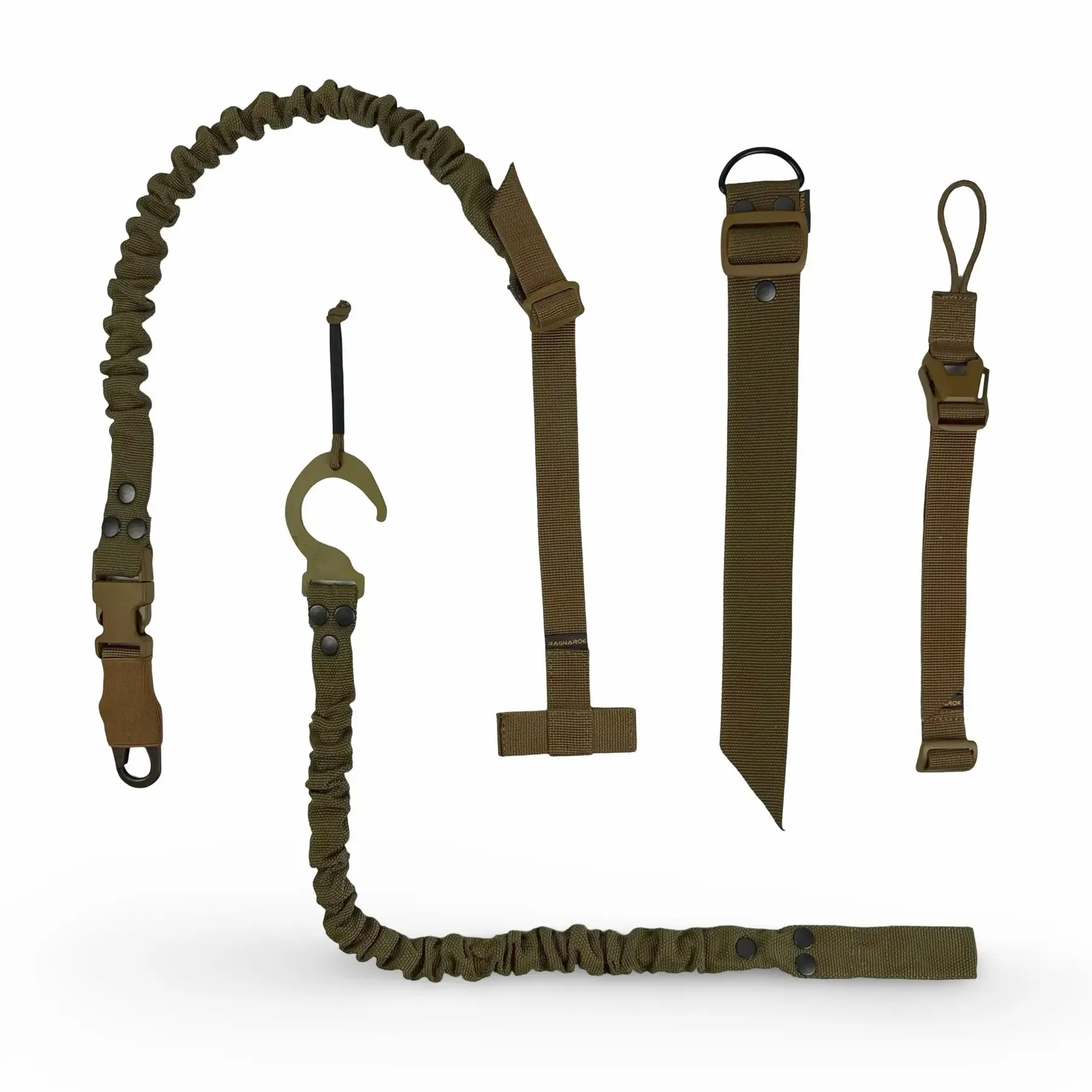 RAGNAROK Pas z zestawem mocowań do kamizelki taktycznej THOR Coyote