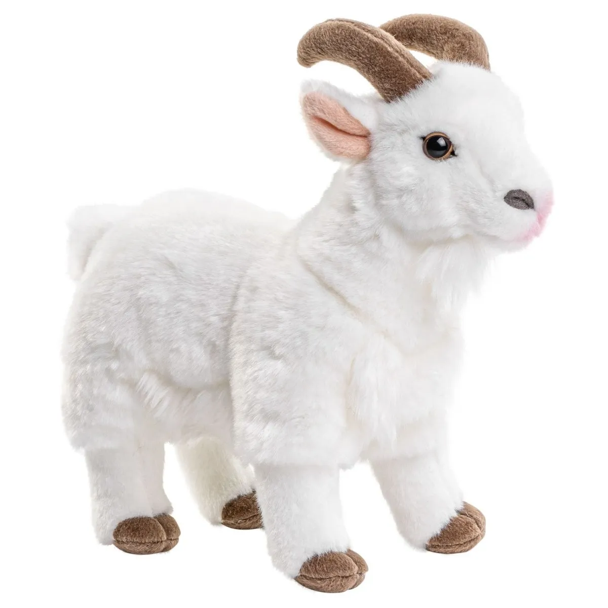 Maskotka Uni Toys Koza Górska Biała Stojąca 29 cm