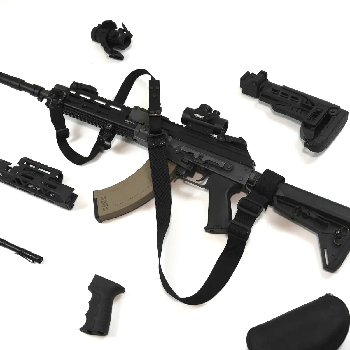 RAGNAROK Pas TYR Carbine Gen.II, jedno-/dwupunktowy z dodatkowym mocowaniem Black