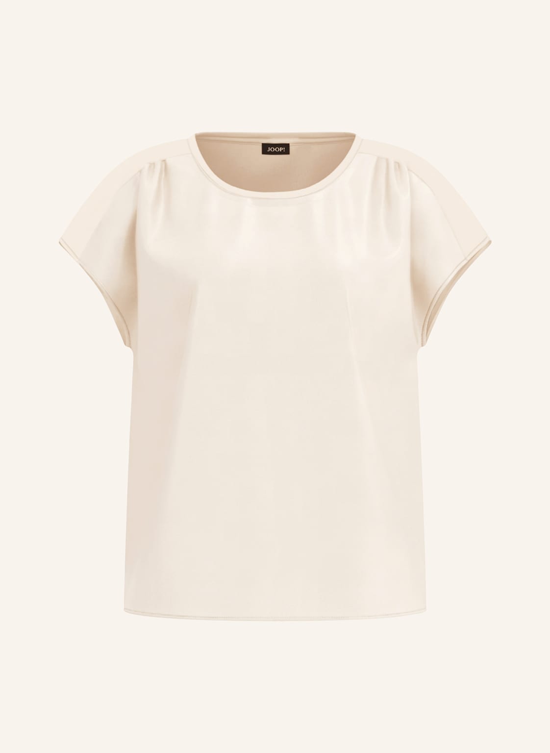 Joop! Bluzka Tancy Z Mieszanki Materiałów beige