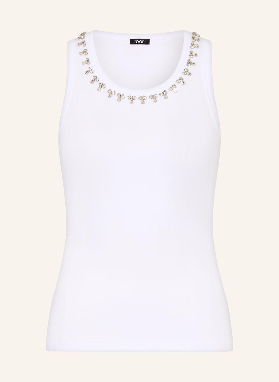 Joop! Top Taina Z Kamieniami Ozdobnymi weiss