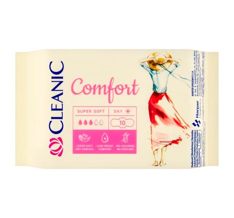 Cleanic Comfort Day podpaski ze skrzydełkami 10 sztuk