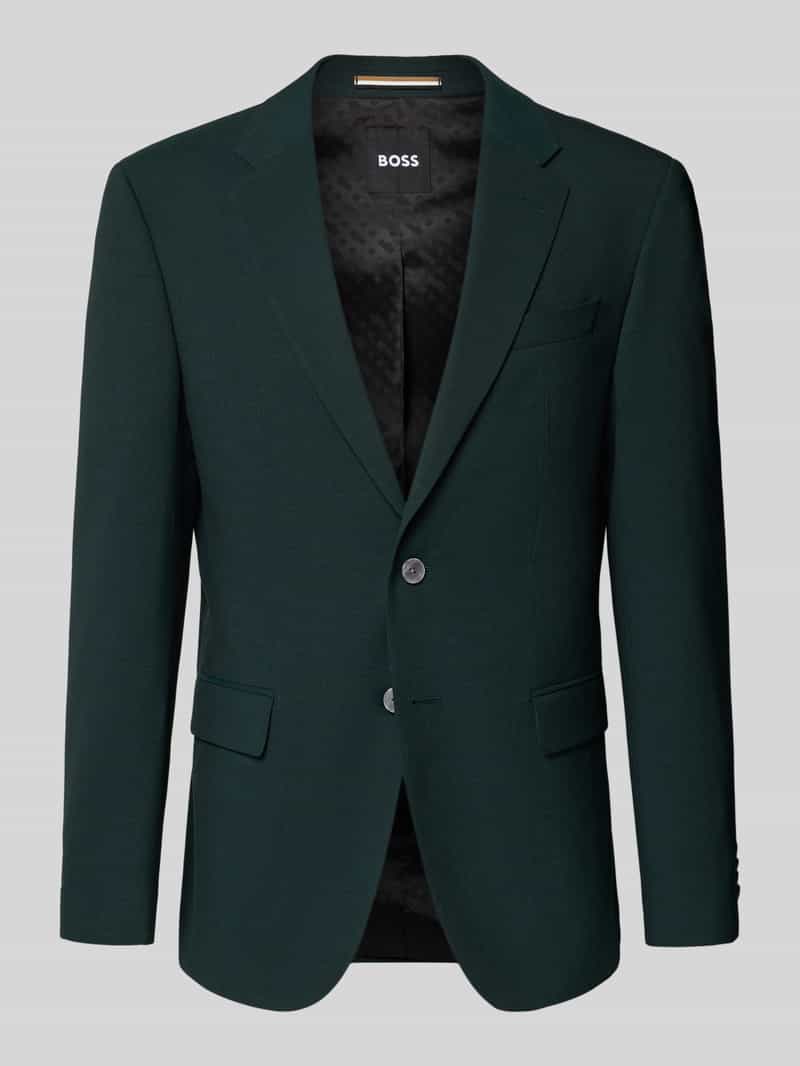 Marynarka o kroju regular fit z dzianiny z dodatkiem żywej wełny model ‘JASPER’