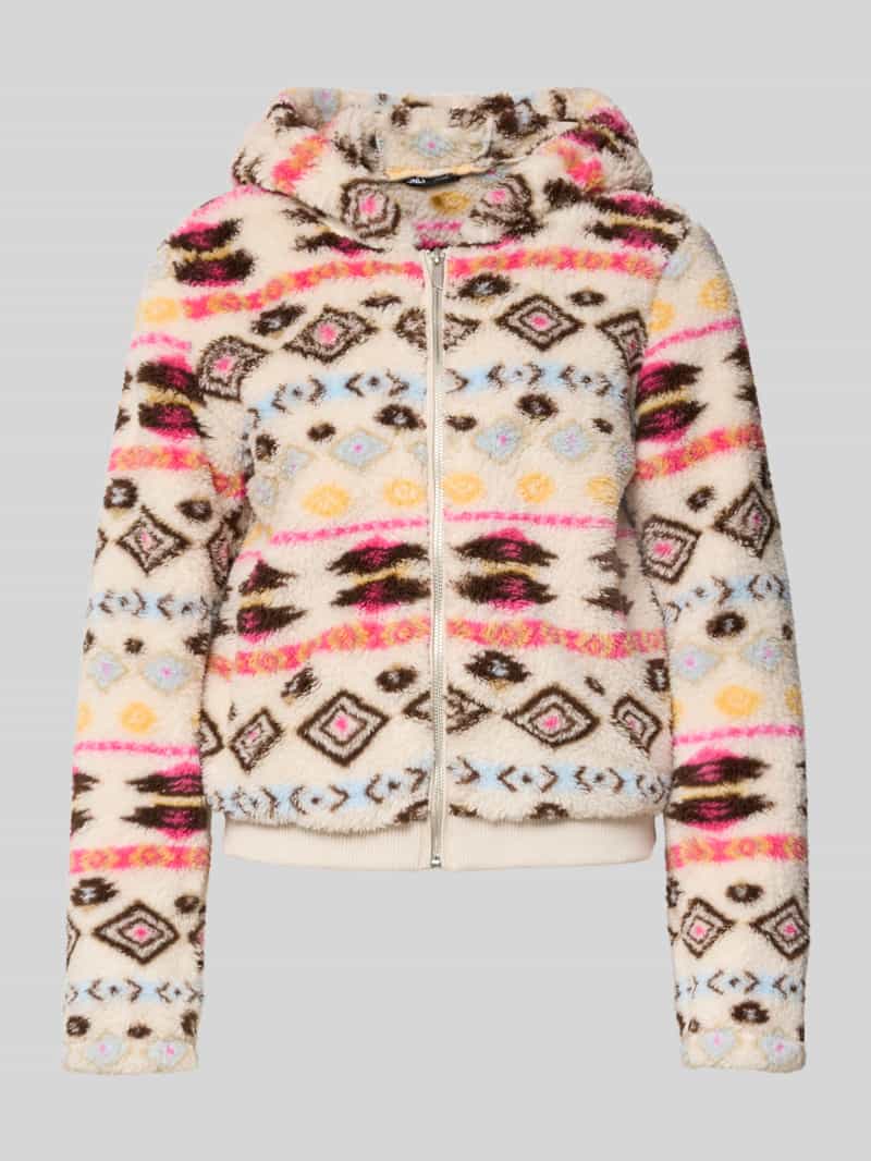 Bluza rozpinana o kroju regular fit z kapturem model ‘ANNA’