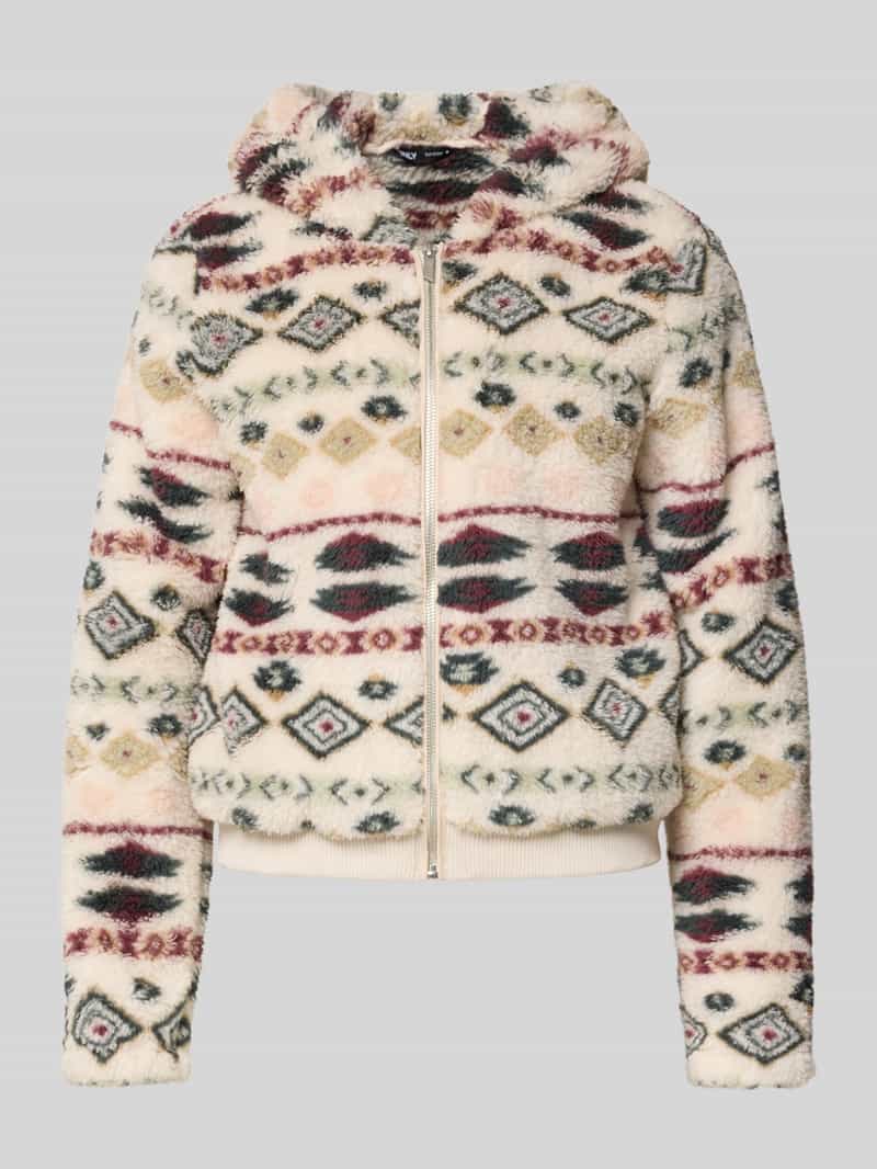 Bluza rozpinana o kroju regular fit z kapturem model ‘ANNA’