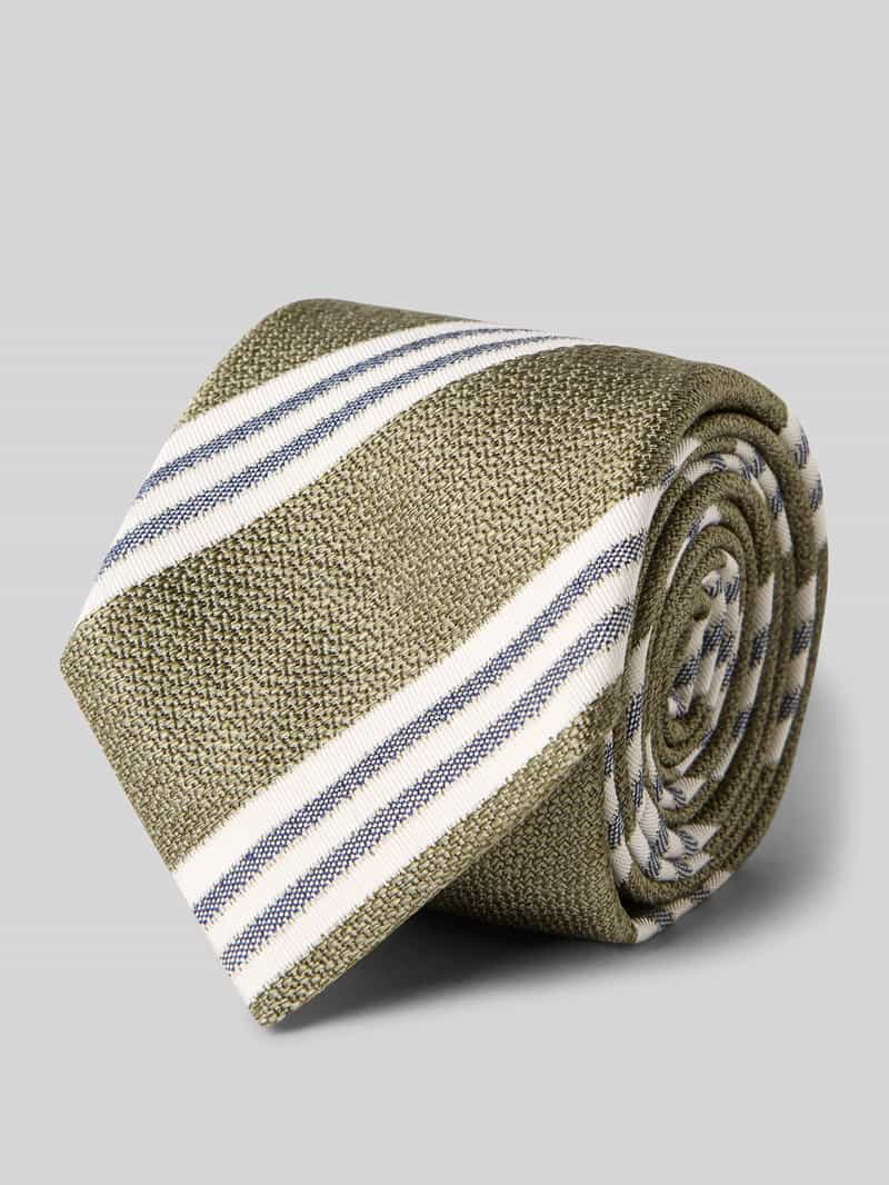 Krawat z detalem z logo model ‘Gange’