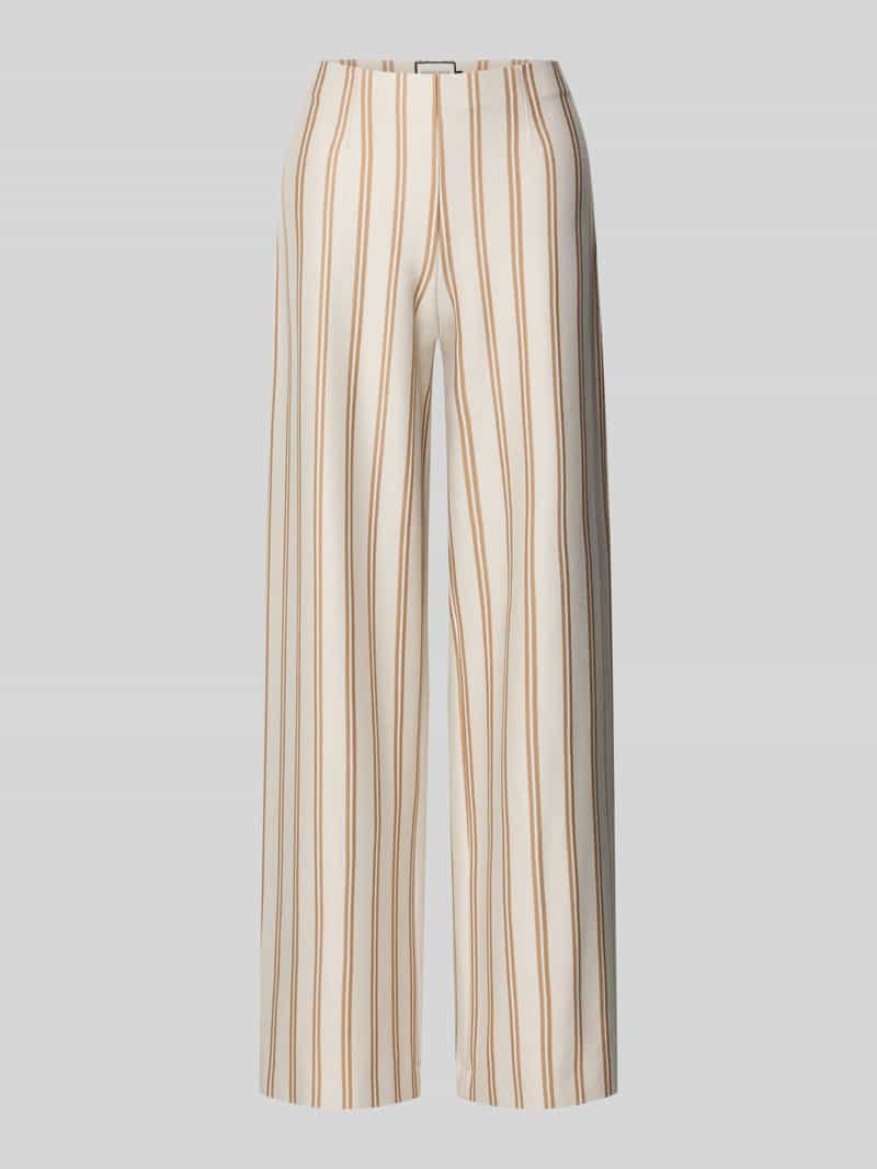 Spodnie materiałowe z elastycznym pasem model ‘KIMBERLEY’