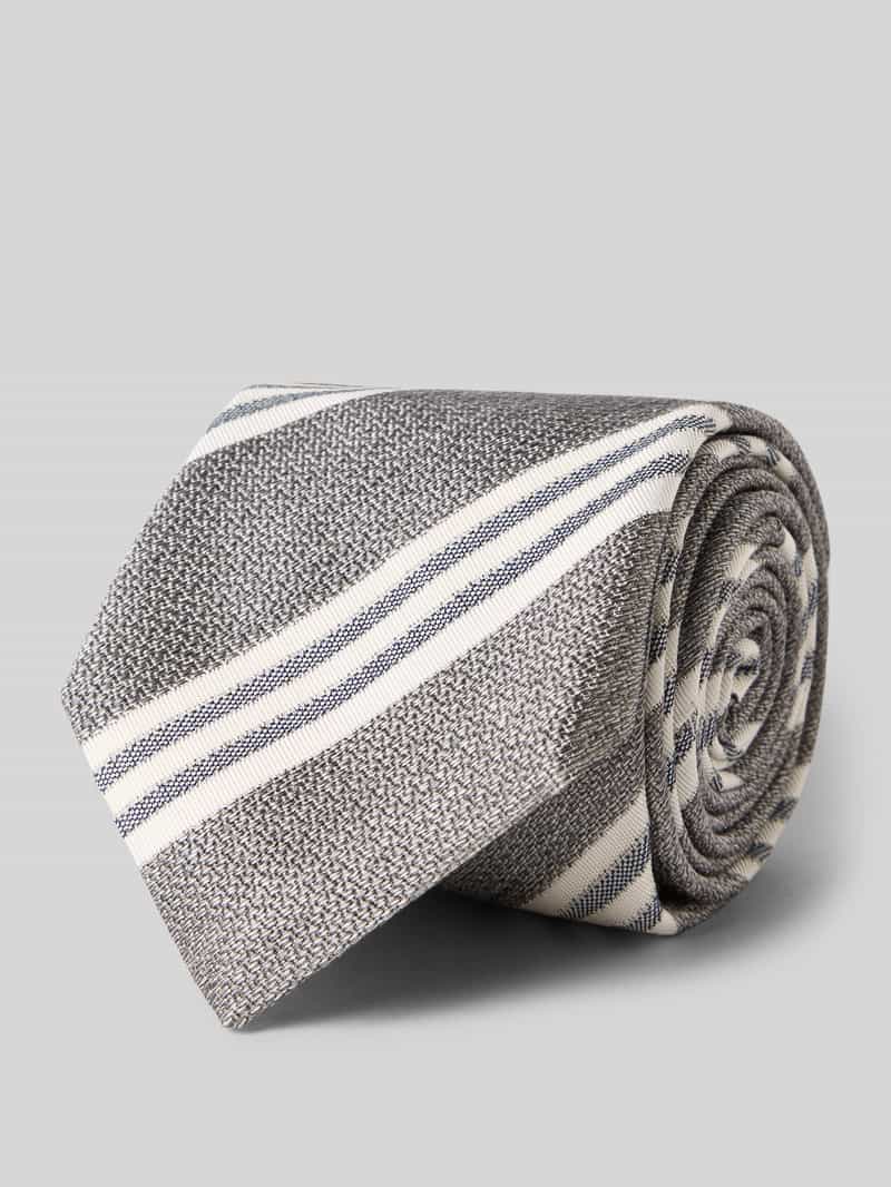 Krawat z detalem z logo model ‘Gange’