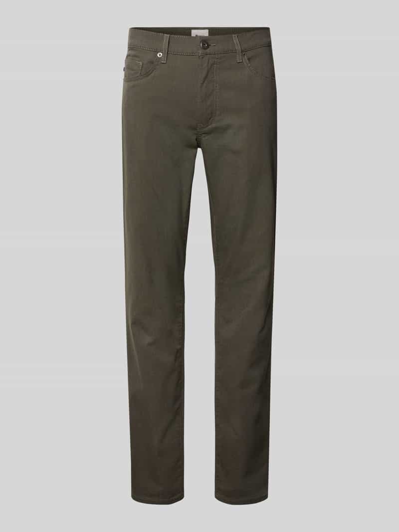 Spodnie materiałowe o kroju regular fit z 5 kieszeniami model „Cadiz”