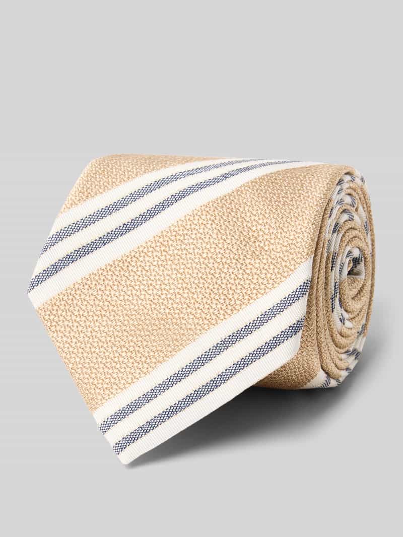 Krawat z detalem z logo model ‘Gange’