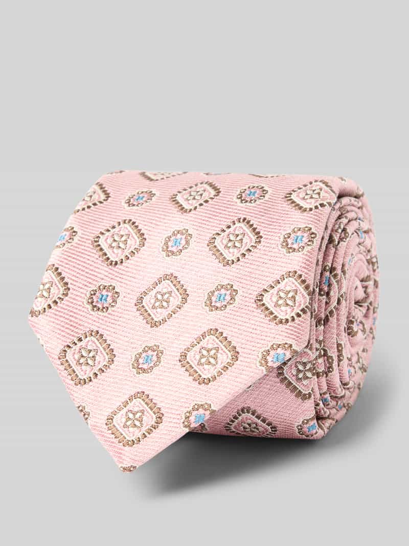 Krawat z detalem z logo model ‘Nilo’