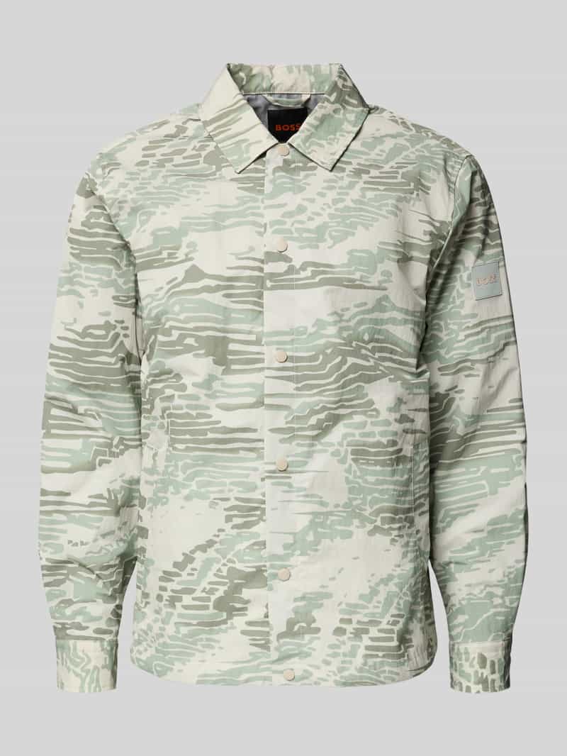 Kurtka koszulowa o kroju regular fit z tunelem model ‘LELDON’