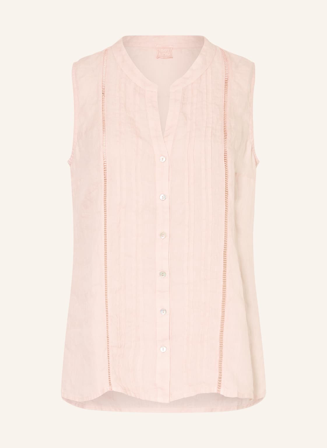 120%Lino Bluzka Z Lnu rosa