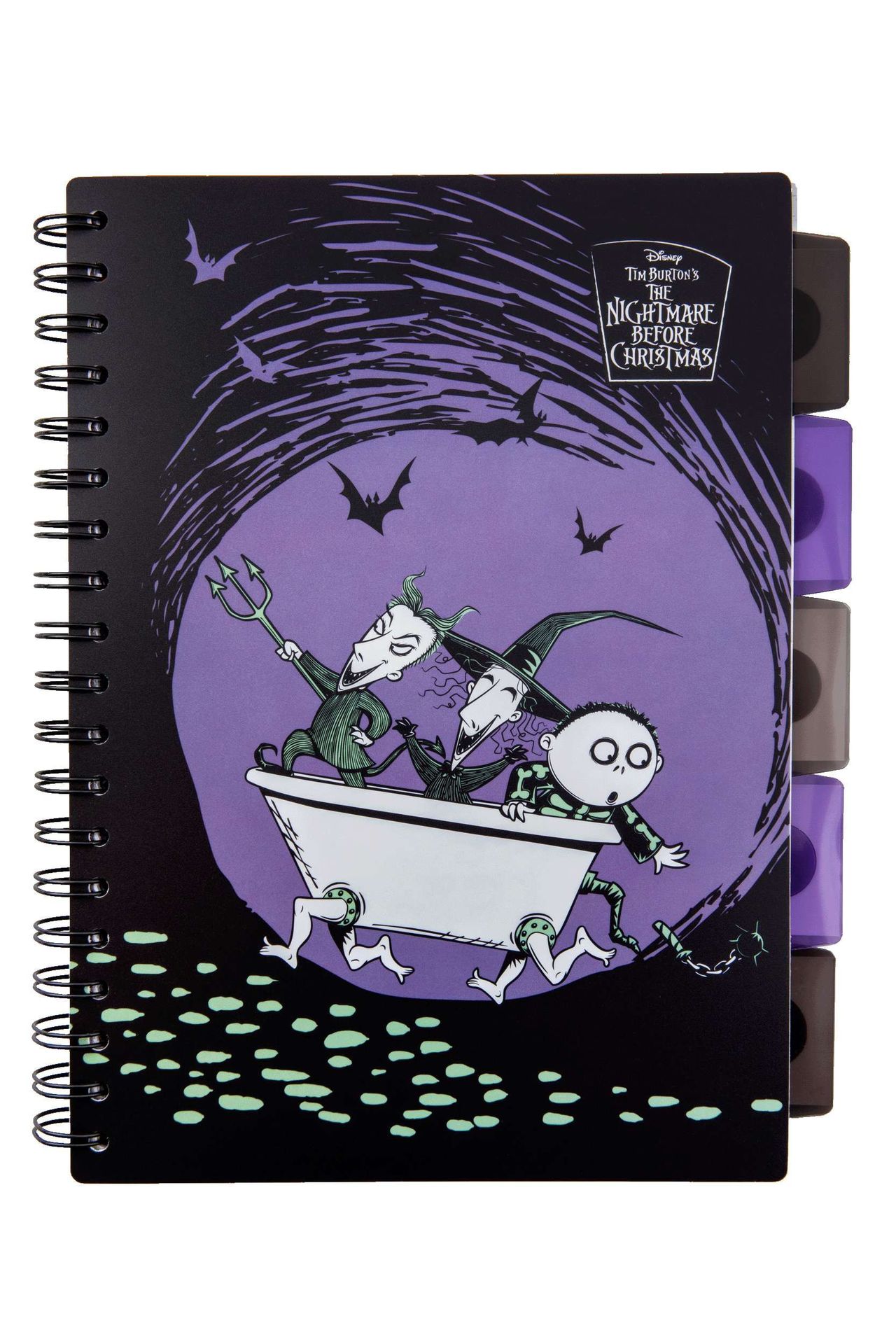 Patio Kołobrulion B5 Disney Burton's 100 k.w kratkę wzór 3 - zeszyt