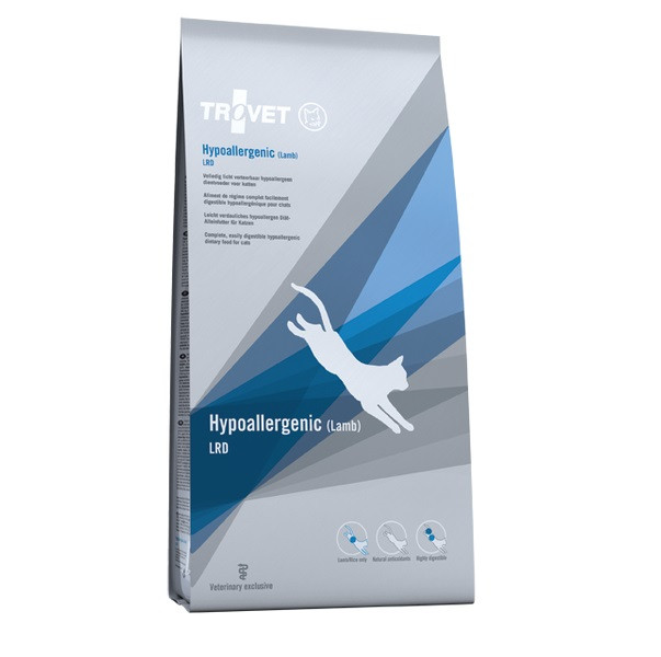 TROVET Hypoallergenic LRD z jagnięciną - sucha karma dla kota - 2,5kg