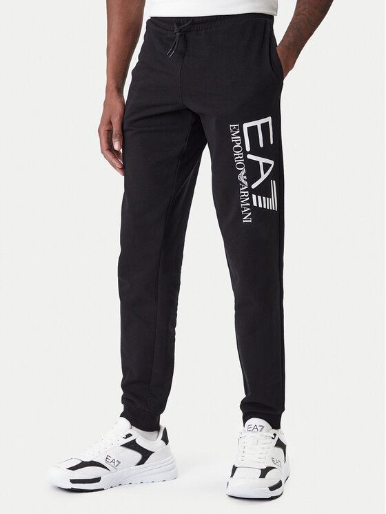 EA7 Emporio Armani Spodnie dresowe 7M001415 AF22266 UC001 Czarny Regular Fit