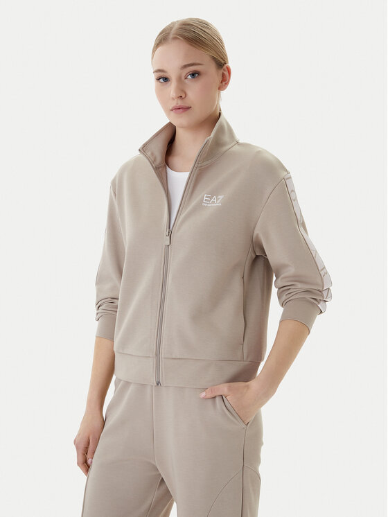 EA7 Emporio Armani Bluza 7W001152 AF12501 U6225 Beżowy Regular Fit