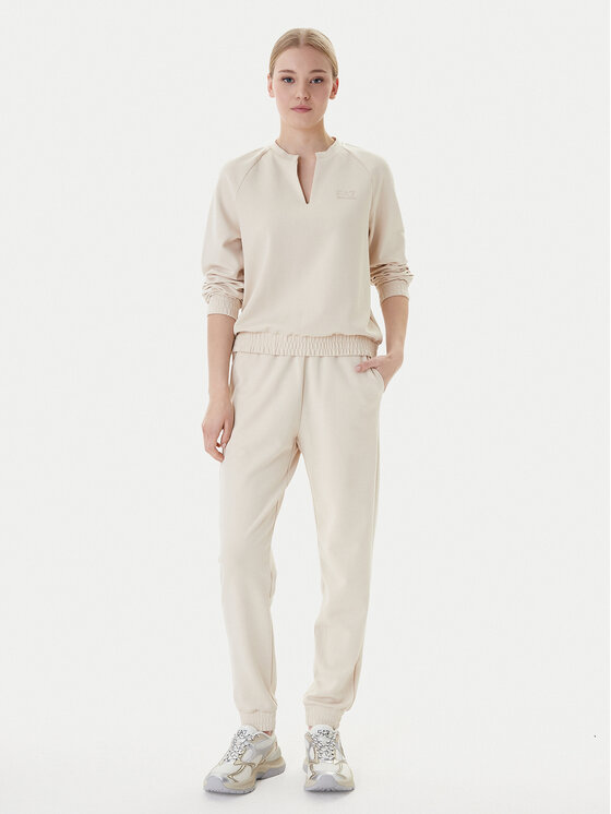 EA7 Emporio Armani Dres 7W000976 AF12501 U1088 Beżowy Regular Fit