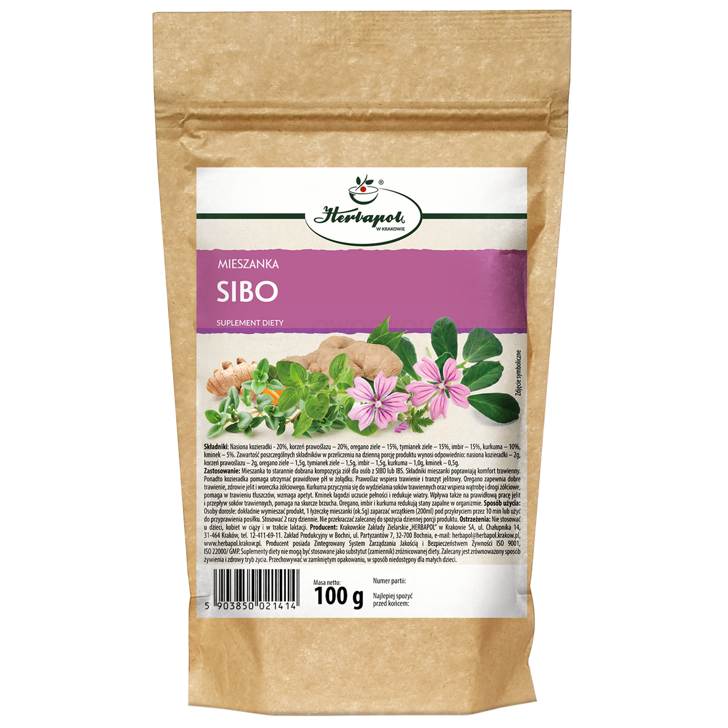 Herbapol Mieszanka SIBO, 100 g