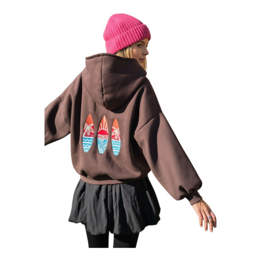 Bluza czekoladowa Surf