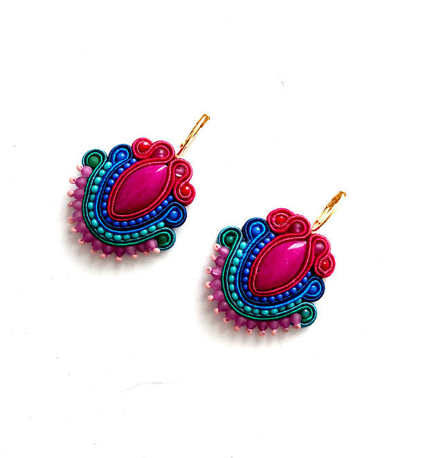 Sutaszowe kolczyki ADANA _ kolekcja 2025