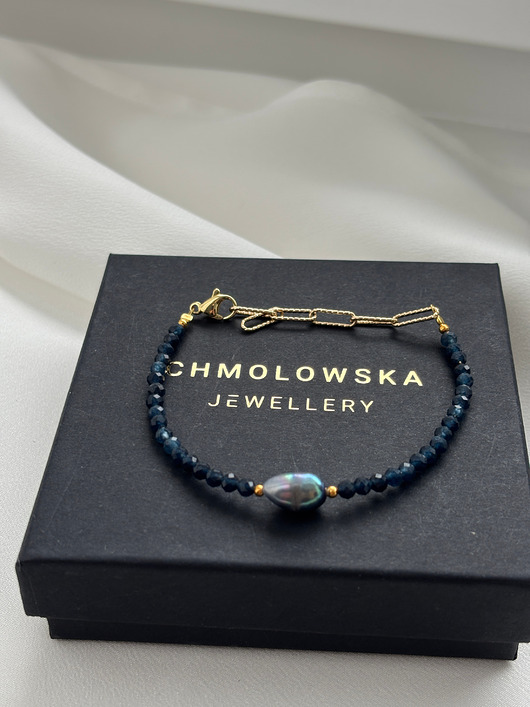 Bransoletka Szafir i Perła