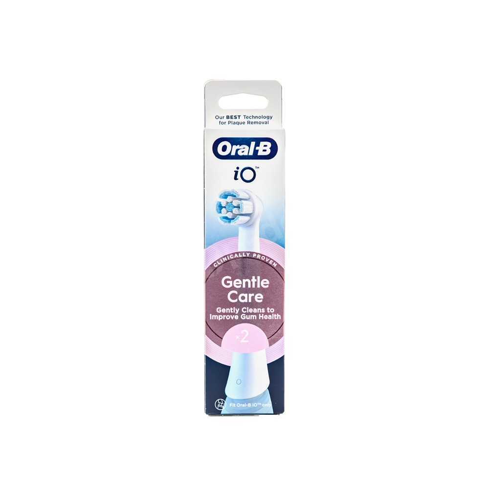 ORAL-B iO Gentle Care White końcówki do szczoteczki elektrycznej ORAL-B iO białe 2 sztuki