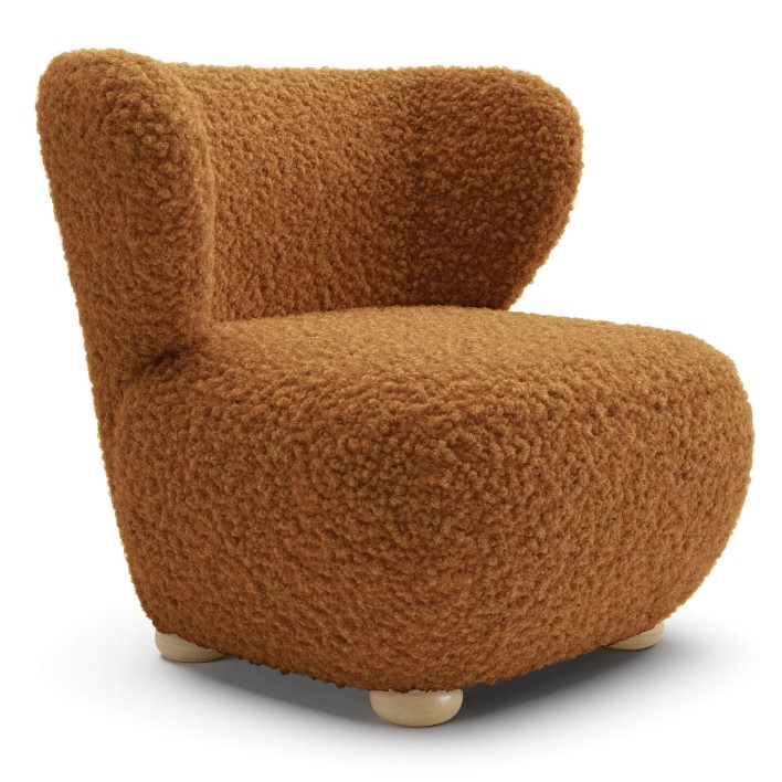 Fotel uszak AVIS II na drewnianych nóżkach Kolor do wyboru