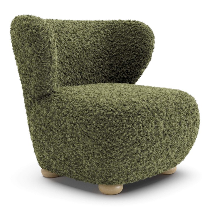 Fotel uszak AVIS II na drewnianych nóżkach Kolor do wyboru