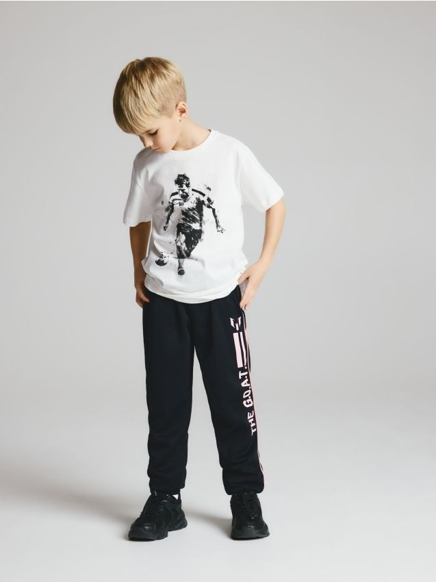 Reserved - T-shirt Messi - biały