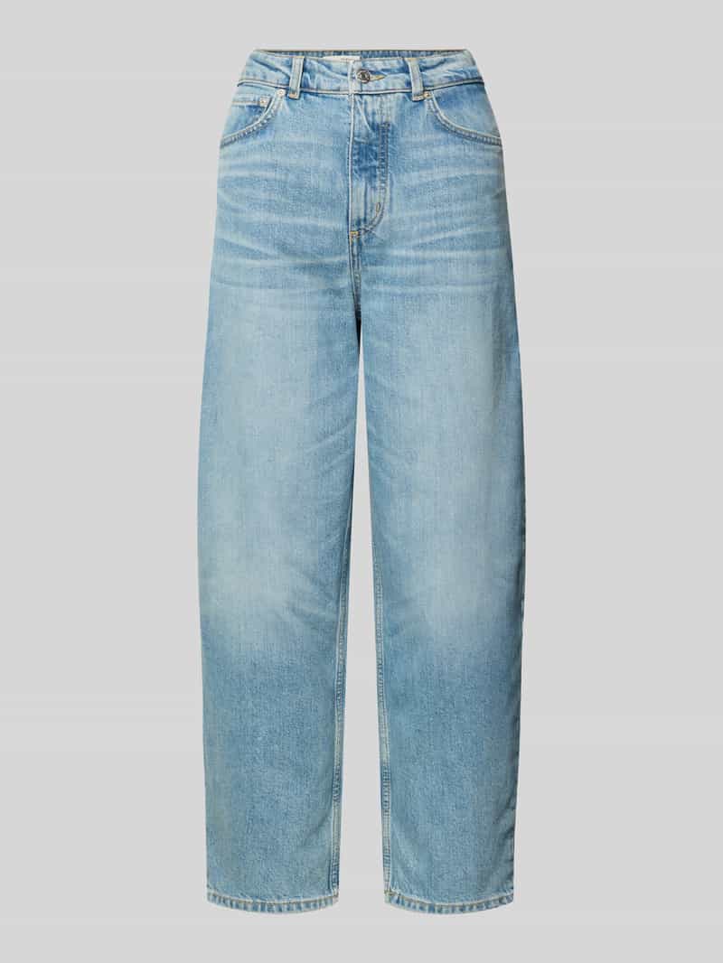 Jeansy o kroju relaxed fit z mieszanki bawełny model ‘LARA’