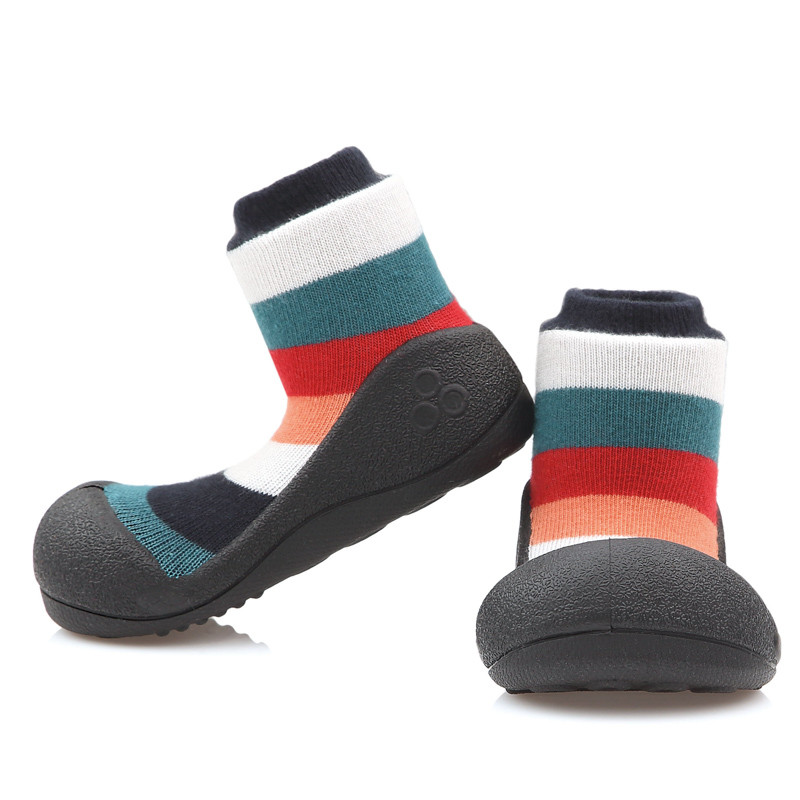 Lekkie I Elastyczne Buciki Attipas® Rainbow Black 11,5 Cm / 20 Antypoślizgowe