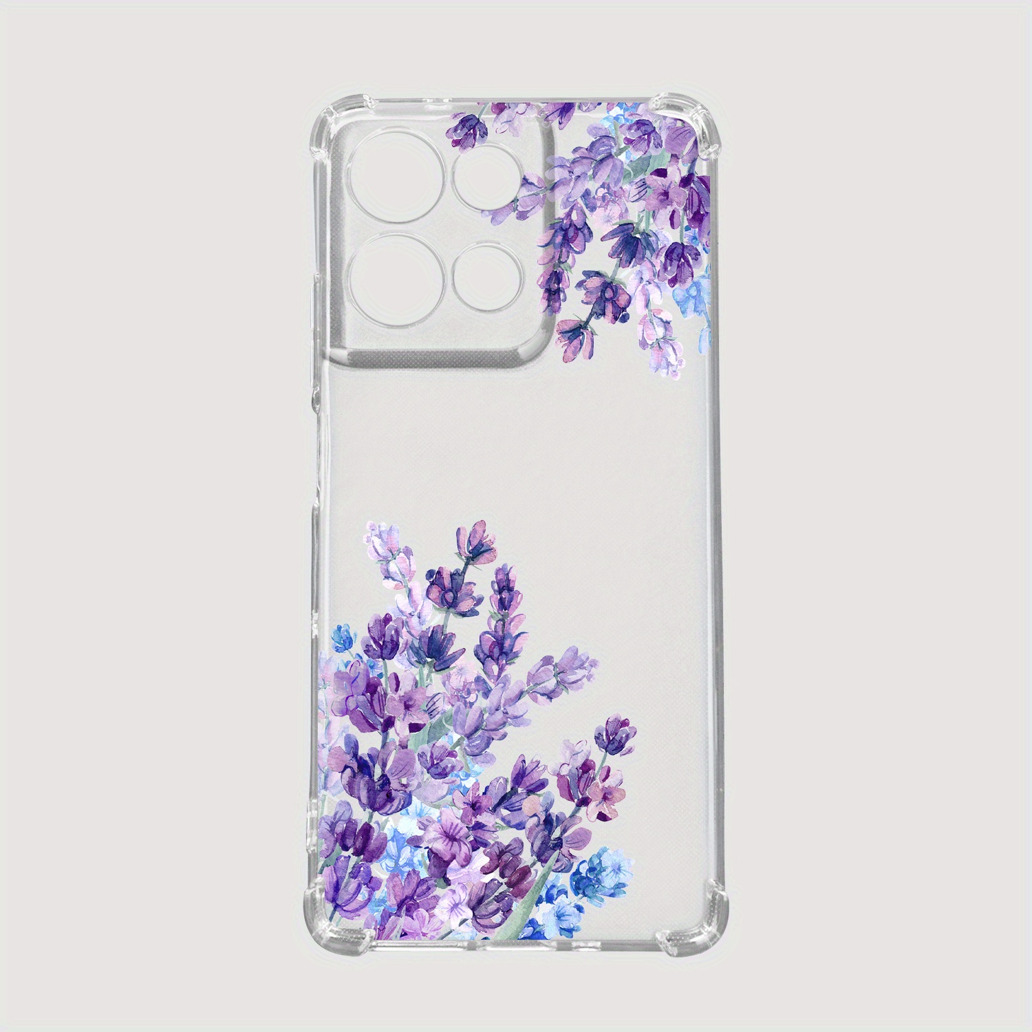 TEMU Popularne Wzory Przezroczyste Duże Kwadratowe Miękkie Etui Ochronne TPU na Telefon dla Motorola Moto G10 G30 G55 G20 E15 G15 G75 G05 G73 G35 G84