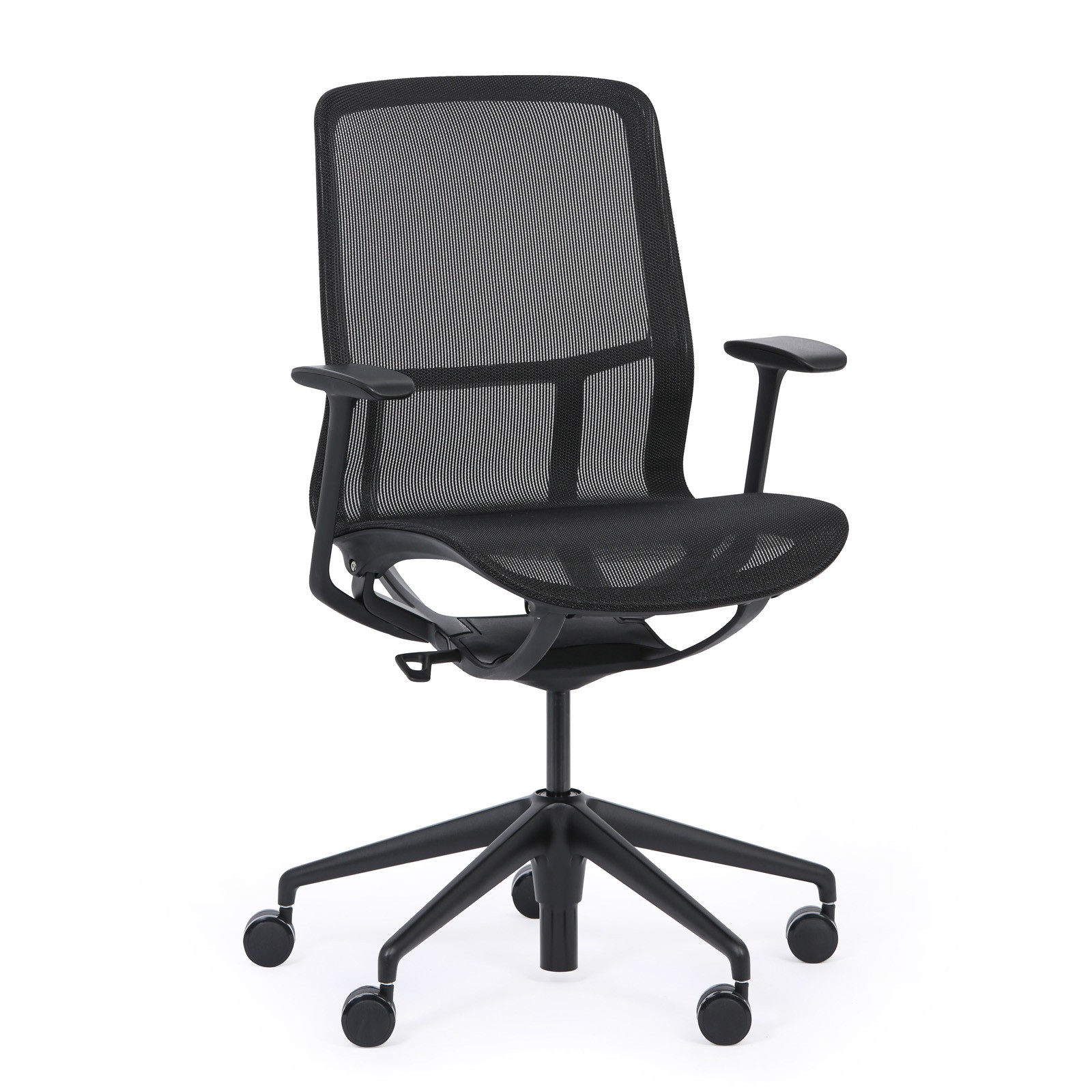 Krzesło biurowe ELVI, czarny