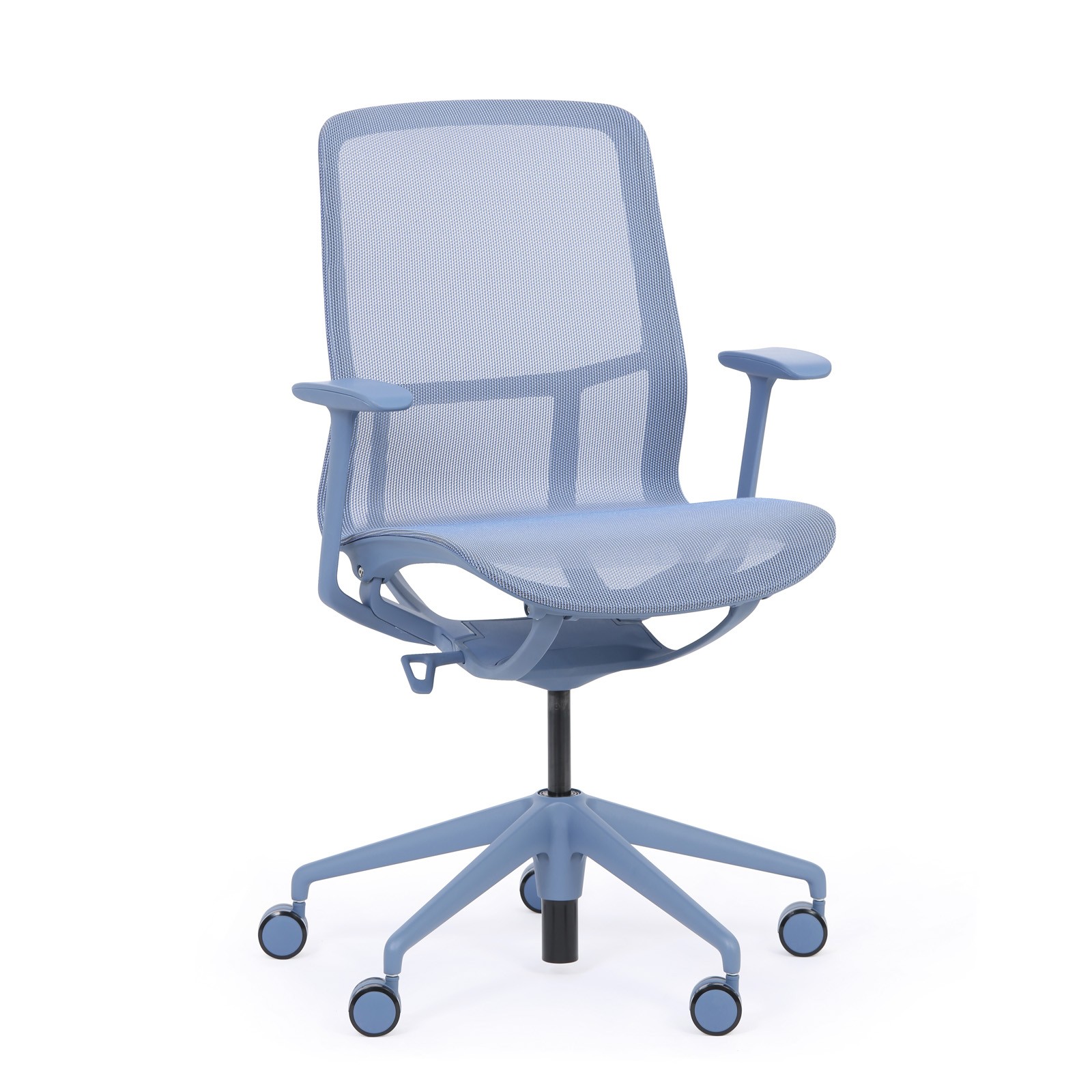 Krzesło biurowe ELVI, niebieski