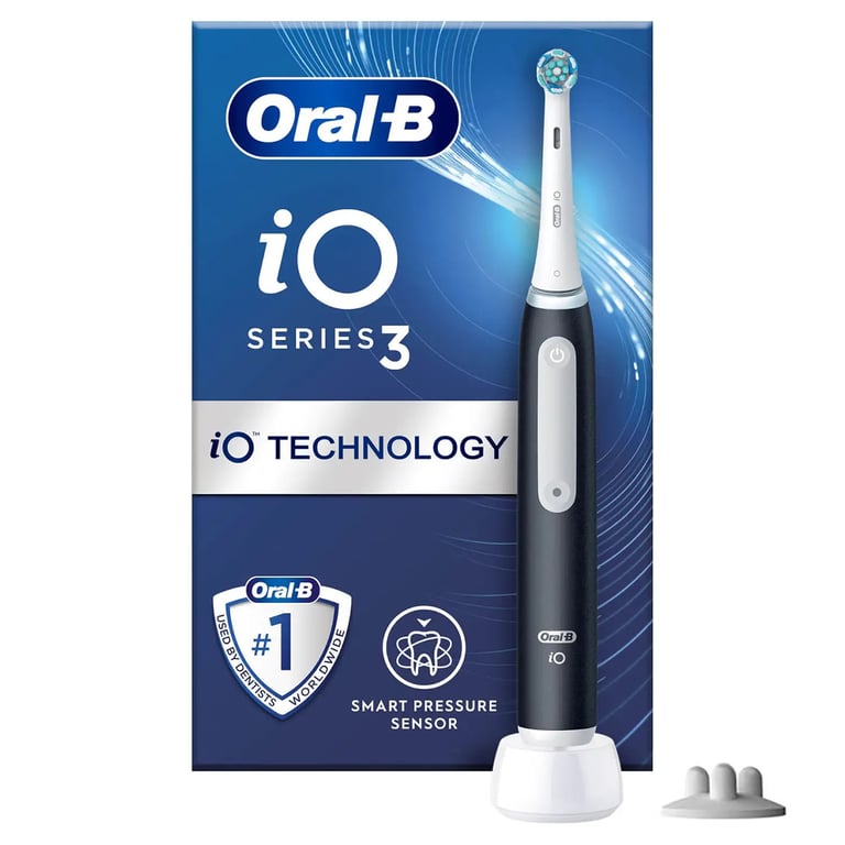 Oral-B iO 3 Matte Dorosły Wibrująca szczoteczka do zębów Czarny, Biały