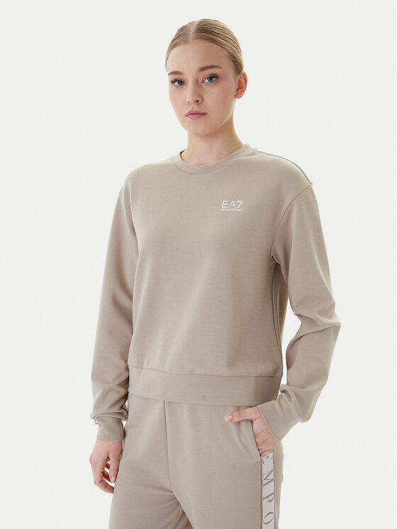 EA7 Emporio Armani Dres 7W001157 AF12501 U6225 Beżowy Regular Fit