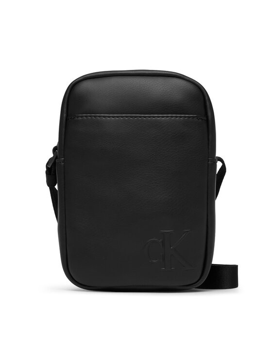 Calvin Klein Saszetka Bold Ck Slim Reporter LV04D3279G Czarny