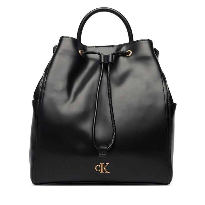 Calvin Klein Plecak Ck Drawstring Backpack LV04F3329G Czarny