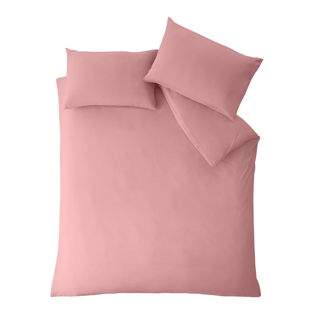 Różowa pościel dwuosobowa 200x200 cm So Soft Non-Iron – Catherine Lansfield