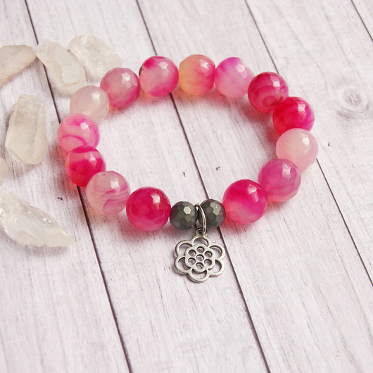 Stal szlachetna :: agat różowy