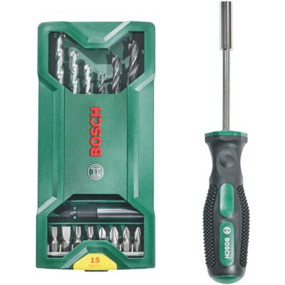 Bosch Zestaw wierteł i bitów 2607017654 (15 elementów)