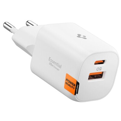 Ładowarka sieciowa SPIGEN Essential EE352EU 35W Biały