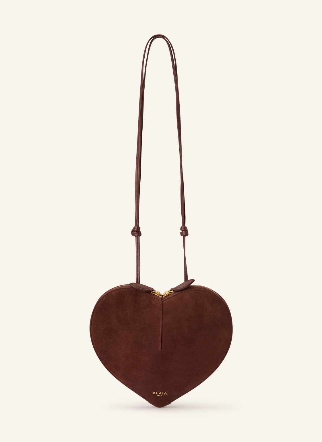 Alaïa Torba Na Ramię Le Coeur braun