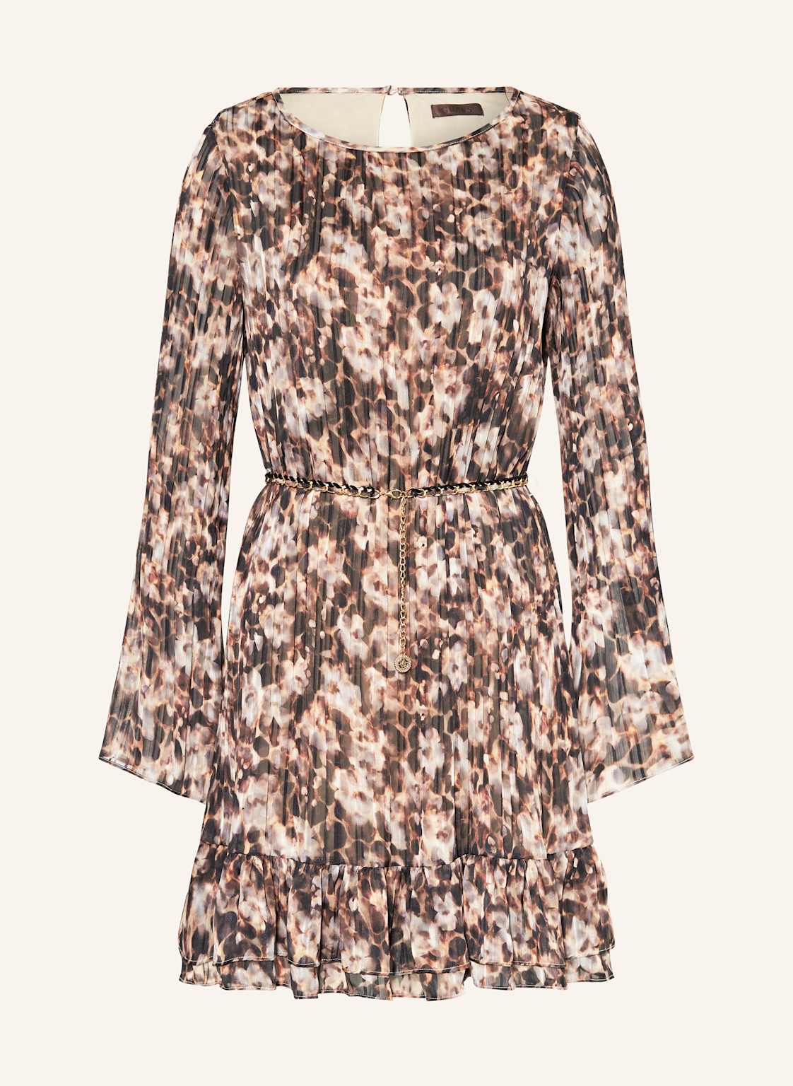 Guess Sukienka Ls Ilenia braun