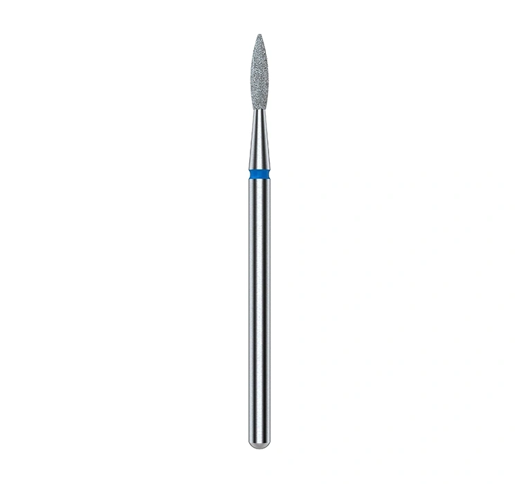 Staleks Pro Expert frez diamentowy ostry płomyk niebieski FA11B018/8